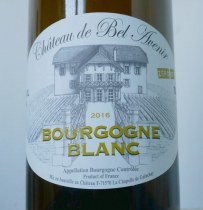 Bourgogne blanc Bel Avenir 2016 Zéro SO2 ajouté